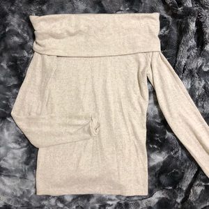 Off the shoulder sweater